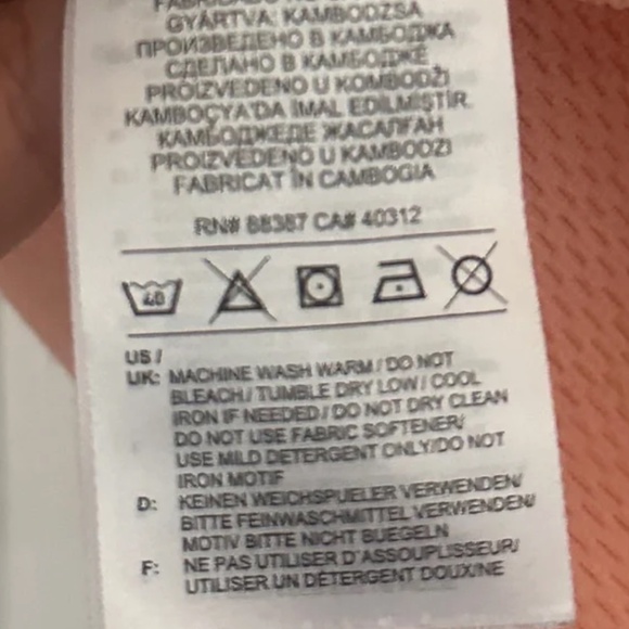 Women Adidas Climawarm Pull Over Hoodie Peach Blue Size Medium Excellent - Picture 4 of 5